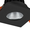 Kwadratowa lampa wpuszczana CLEAN AZ5989 Azzardo LED 7W 3000-6000K IP44 czarny przezroczysty