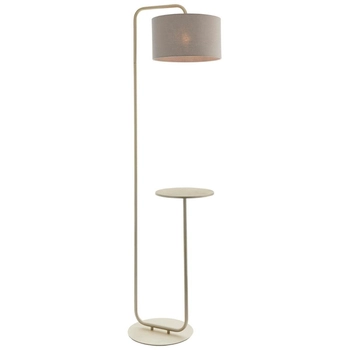 Stojąca lampa półka L&-192620 Light& minimalistyczna szampańska