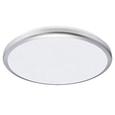 Sufitowa LAMPA plafon PLANAR 03841 Ideus hermetyczna OPRAWA okrągła LED 36W 4000K zewnętrzna IP54 srebrna
