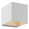 LAMPA ścienna ALASKA LP-104/1W WH Light Prestige metalowa OPRAWA kinkiet prostokątny biały