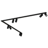 Ruchoma lampa natynkowa Mono 7721 czarna listwa minimalistyczna