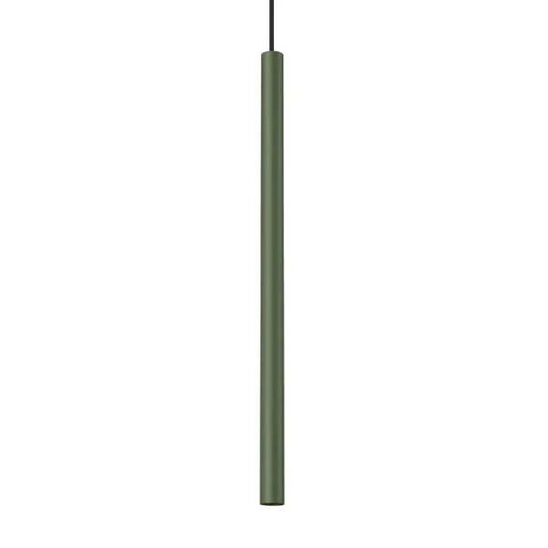 Lampa wisząca ryflowana PASTELO SL.1518 tubka podłużna oliwkowa