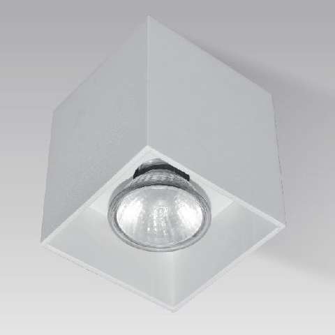 Downlight Lampa sufitowa SQUARE 50475-WH metalowa ORAWA kostka biała OUTLET
