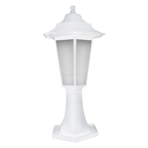 Ogrodowa LAMPA stojąca BEGONYA1 03078 Ideus zewnętrzna OPRAWA latarenka na taras outdoor IP44 biała