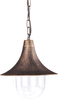 Zewnętrzna lampa wisząca Boston K-8126 łańcuchowa IP44 czarna złota