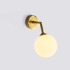 Kinkiet LAMPA ścienna DORADO LP-002/1W Light prestige loftowa OPRAWA szklana kula miedziana biała