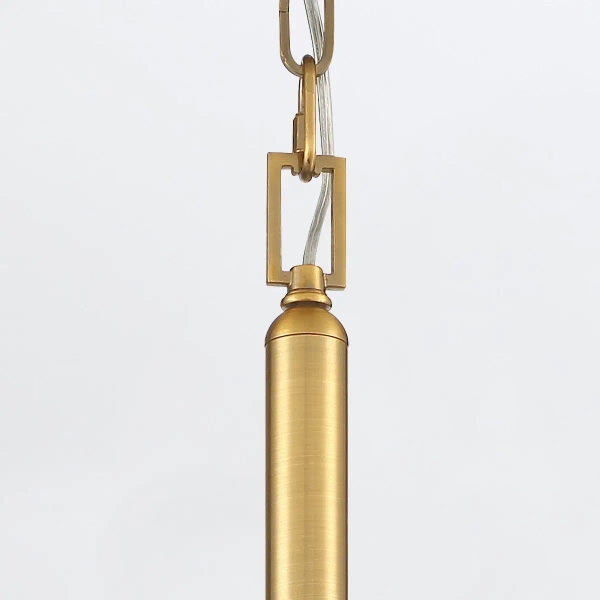 Wisząca lampa retro Nottingham QN-NOTTINGHAM-3P-AB złoty przezroczysty