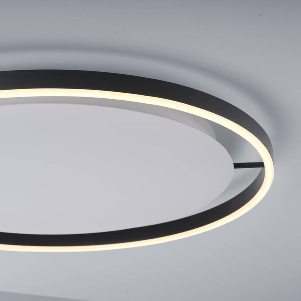Sypialniany plafon natynkowy Ritus 15392-13 Just Light LED 28W 3000K grafitowy