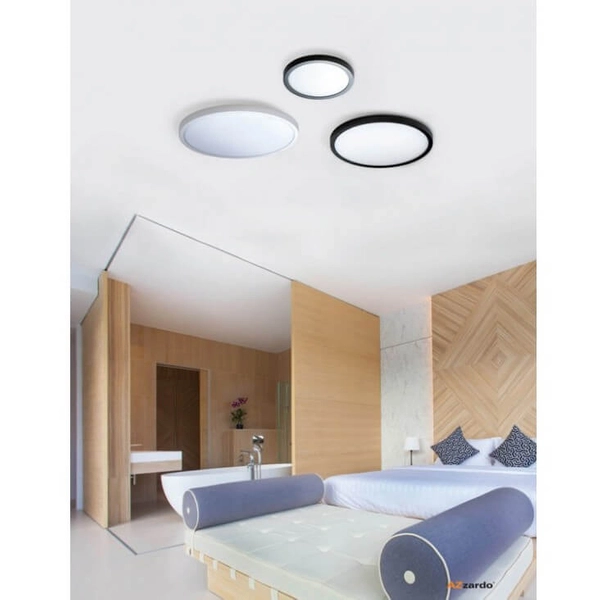 Kuchenna lampa sufitowa Malta AZ4248 Azzardo LED 33W 3000K okrągła czarna