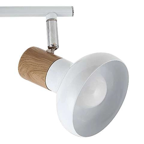 Plafon LAMPA sufitowa HOLLY 5944 Rabalux skandynawska OPRAWA listwa reflektorki drewno białe