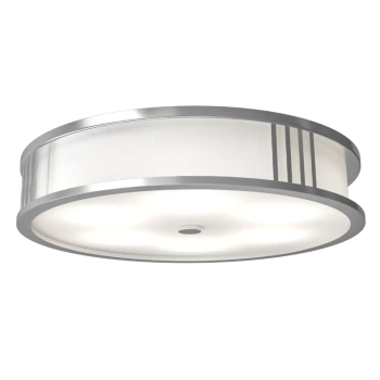 Szklany plafon sufitowy Sandro PL Satin Nikiel 50 OR85785 okrągły nikiel