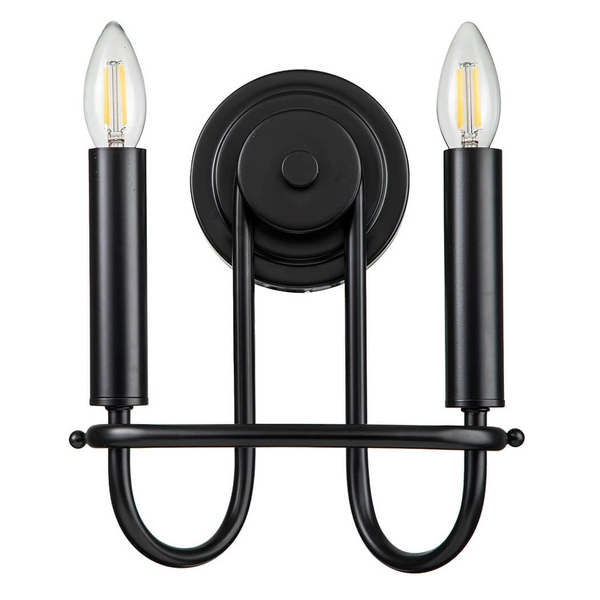 Kinkiet na ścianę Capitol Hill KL-CAPITOL-HILL2-BLK świecznikowy czarny