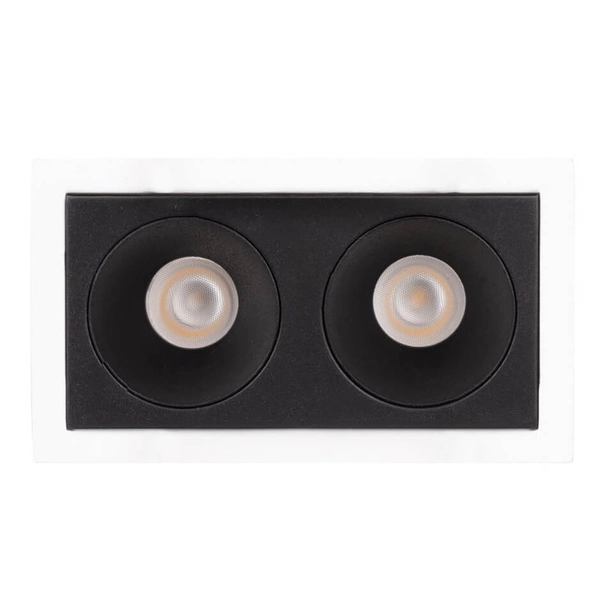 Wpustowa lampa z zasilaczem i modułem LED Modular H180.01 + HM180 2L + HT180 6W ON/OFF Maxlight LED 6W 3000K czarna biała