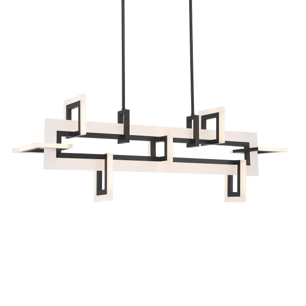 Metalowa lampa wisząca Inizio QN-INIZIO-LP-M-BK LED 86W 3000K czarny