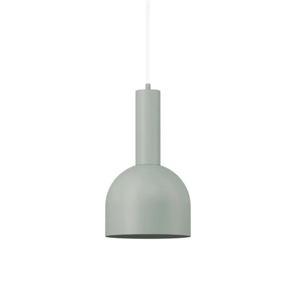 Szałwiowa lampa wisząca VITRUM metalowa 1xE27 do gabinetu 41549