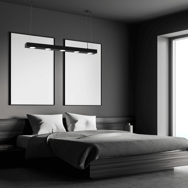 Wisząca lampa Alexander MLP8834 nad blat loft czarna