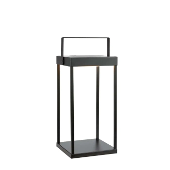 Solarna lampa zewnętrzna Pure 108880 LED 1W 3000K USB-C IP44 czarny