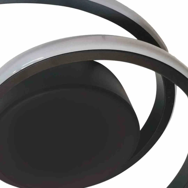 Pierścieniowy plafon FANTASY ML6412 LED 30W 4000K do salonu czarny