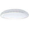 Plafon LAMPA okrągła LAYLA ML4221 Milagro sufitowa OPRAWA z kryształkami LED 26W 3000K – 6000K glamour pilot biała chrom