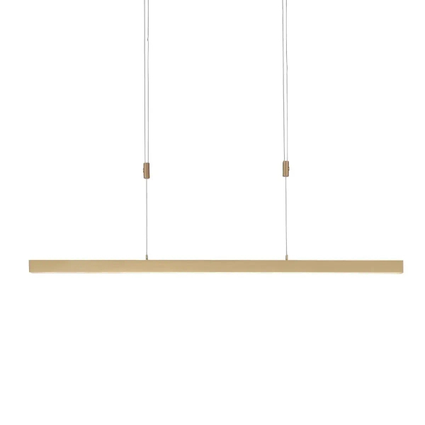 Wisząca lampa ADRIANA mosiądz LED 45W 2700-5000K do jadalni belka listwa podłużna 2568-60