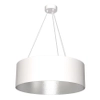 Lampa wisząca ROBIN MLP4482 Milagro zwisowa okrągła biała srebrna