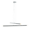 Wisząca lampa metalowa TUBO 1072L4 nad wyspę tuba chrom
