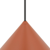Zwieszana lampa stożkowa ZENITH 11483 terakota