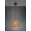 Lampa wisząca boho JOELINE R31731026 ekologiczna czarny brązowy