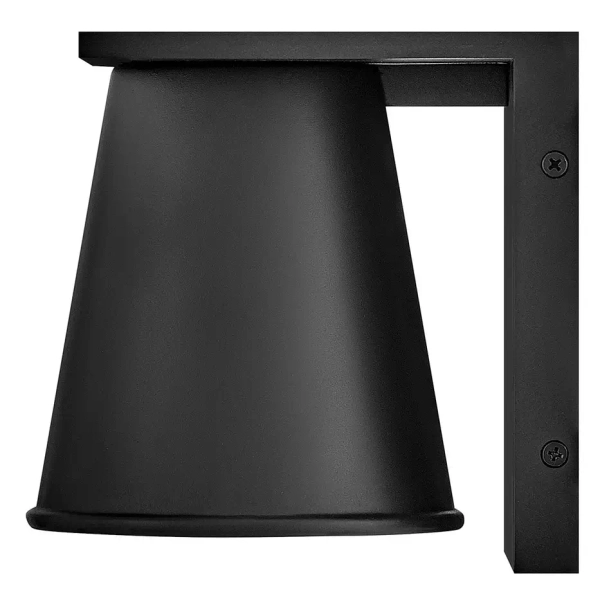 Kinkiet ścienny do ogrodu Hans HK-HANS-S-BLK tuba IP44 czarny