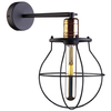 Kinkiet LAMPA ścienna MANUFACTURE 9742 Nowodvorski metalowa OPRAWA industrialna klatka druciana miedź czarna