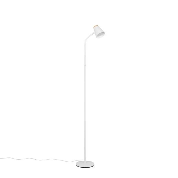 Podłogowa lampa PONGO R45831101 LED 4,5W 3000K do czytania biały