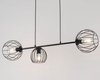 Zwis na listwie Madam 32370 czarna lampa wisząca metalowe pręty