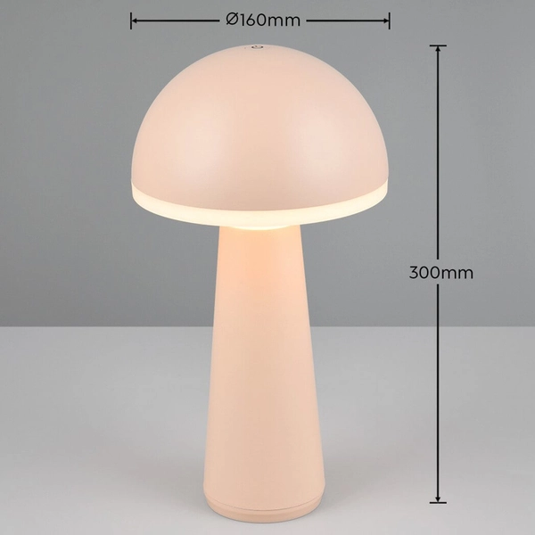 Lampka stołowa Fungo R57716166 IP54 LED 2W 3000-5000K grzybek beżowy