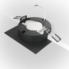 Lampa podstropowa Hoop DL086-GX53-SQ-BG downlight czarna złota