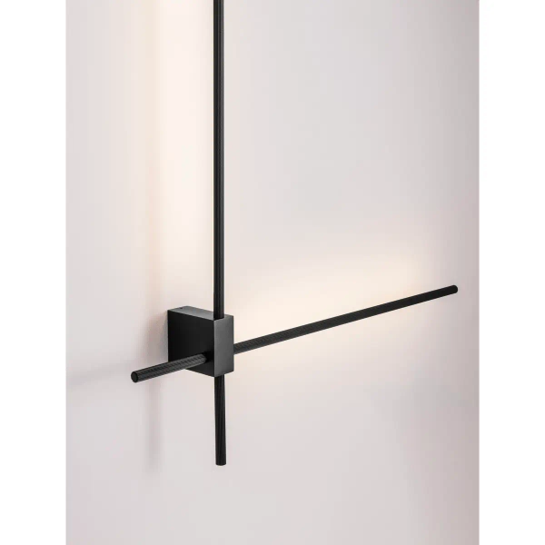 Metalowa lampa ścienna ZALMARA LE45457 LED 20W 2700-4000K czarny