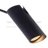 Kinkiet LAMPA ścienna FUTURO LP-17001/1WL BK Light prestige metalowa OPRAWA tuba na wysięgniku czarna