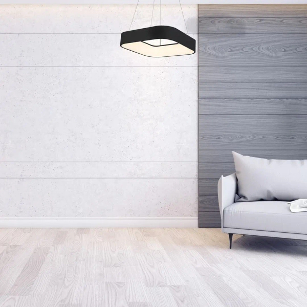 Ledowy żyrandol ASTRO BLACK ML570 LED 24W 4000K pierścień czarny