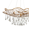 Lampa wisząca glamour QN-LAGUNA-6P na linkach złota