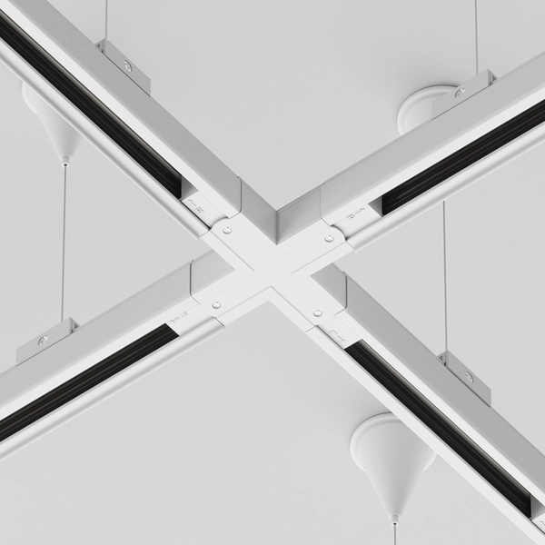 Łącznik-X do systemu szynowego 3-fazowego Trinity TRA005CX-31W Maytoni biały