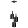 Lampa wisząca Rafal 45492/13/36 nad kanapę filc czarna szara