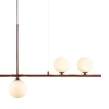 Wisząca lampa do sypialni MODERNO DN1506 burgundowa 4xG9 balls