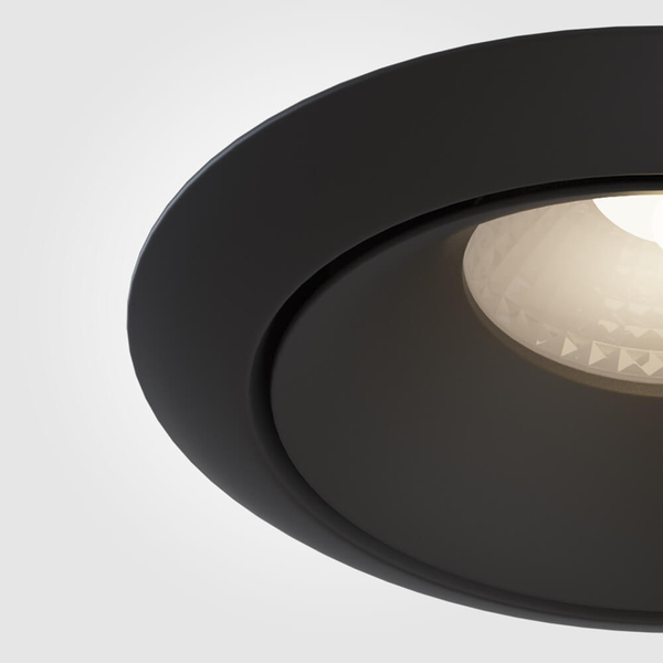 Lampa wpuszczana Yin DL031-L12W3K-D-B Maytoni LED 12W 3000K czarna