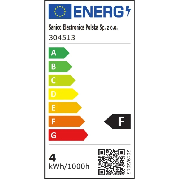 Klimatyczna żarówka podłużna Vintage Amber 304513 Polux ST64 LED 4W E27 edison 350lm 230V biała ciepła