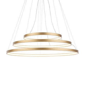 Potrójny zwis pierścieniowy Agari Multi 5420 Shilo LED 165W 3000K złota