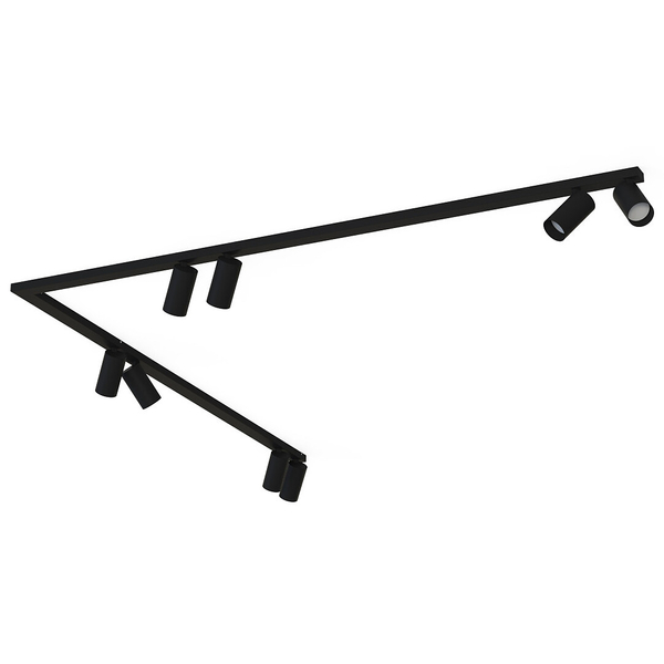 Ruchoma lampa natynkowa Mono 7721 czarna listwa minimalistyczna