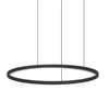 Wisząca lampa Halo AZ5343 Azzardo LED 60W 3000-6000K ringi czarna