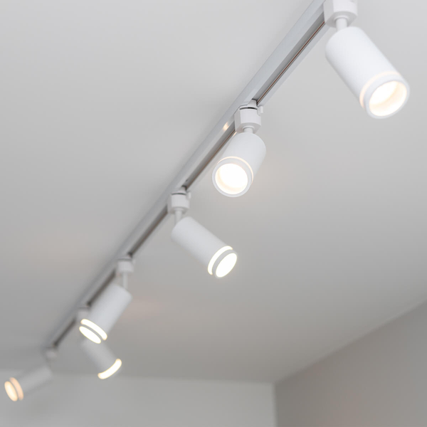 Jednofazowa lampa szynowa Tracer 6898 regulowana tuba biała
