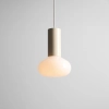 Szklana lampa wisząca nad wyspę Flo Cream S 7000G9_S beżowa