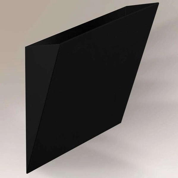 LAMPA ścienna KIOTO 4427 Shilo kwadratowa OPRAWA przyścienna czarna