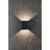 Prostokątna lampa ścienna Fold 2019041003 LED 5,4W 3000K IP54 czarny